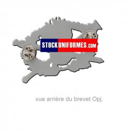Insigne Gendarmerie OPJ Officier Police Judiciaire verso