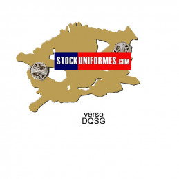 Insigne Gendarmerie OPJ DQSG Officier Police Judiciaire verso