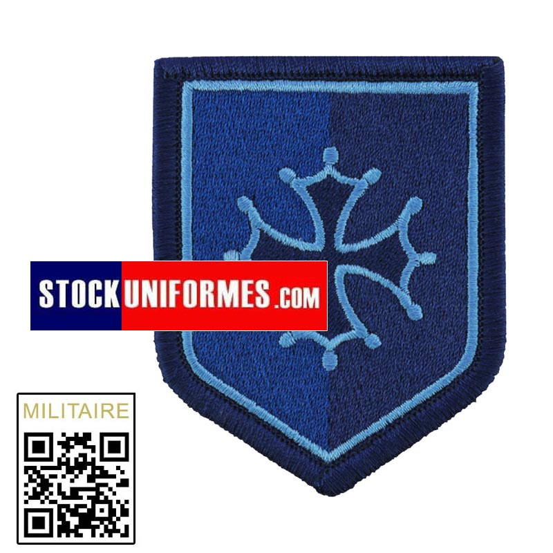 OCCITANIE ECUSSON BORDE BLEU BASSE VISIBILITE Gendarmerie OCCITANIE ECUSSON BORDE BLEU BASSE VISIBILITE Gendarmerie