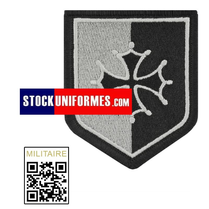 OCCITANIE ECUSSON BORDE NOIR BASSE VISIBILITE Gendarmerie OCCITANIE ECUSSON BORDE NOIR BASSE VISIBILITE Gendarmerie