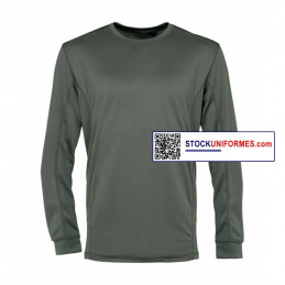 Ensemble Sous-vêtements 1 sweat plus 1 caleçon long vert foncé léger et chaud anti-transpirant