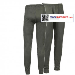 Ensemble Sous-vêtements 1 sweat plus 1 caleçon long vert foncé léger et chaud anti-transpirant