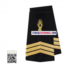 Fourreaux d'épaules souples Mdl-Chef Garde Républicaine