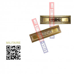 Lot d'Agrafes EGIDE et TRIDENT ordonnance pour médaille