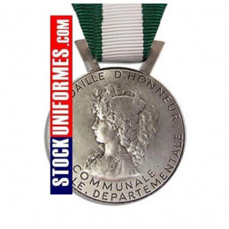 Médaille Communale Argent 20 ans d'ancienneté zoom