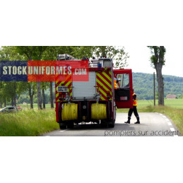 sapeurs-pompiers en route pour l'intervention