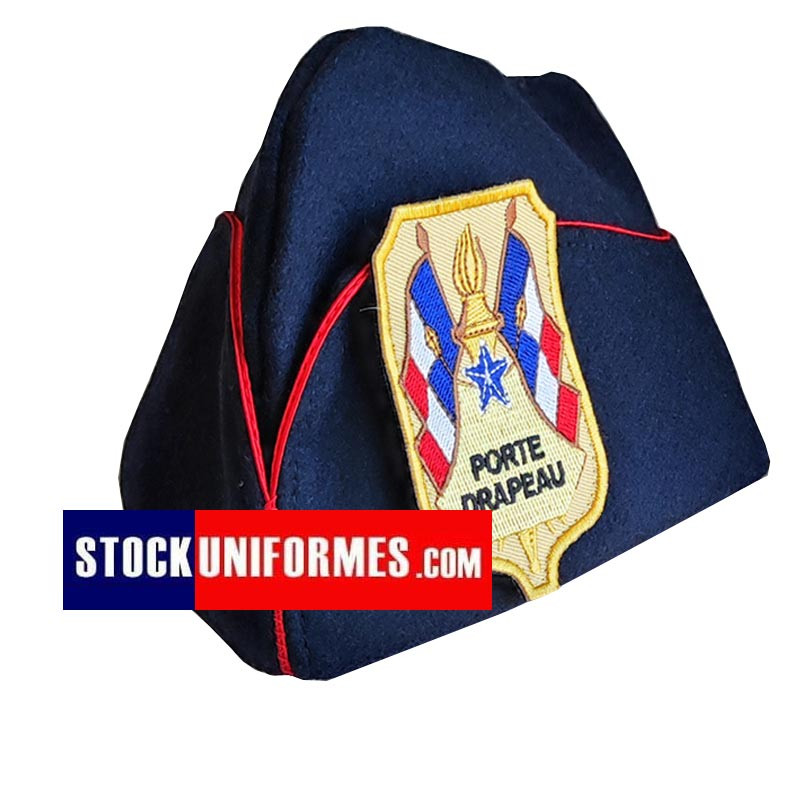 CALOT PORTE DRAPEAU AVECC ECUSSON SUR VELCRO