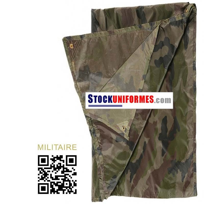Bâche camouflage CE en ripstop 3x3 mètres