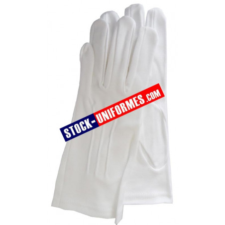 Gants gendarmerie cuir noir hiver fourré polaire
