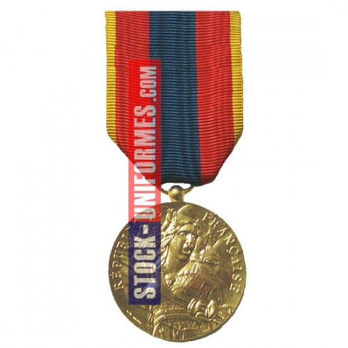 Médaille ordonnance Défense Nationale Or - AGRAFE EN OPTION