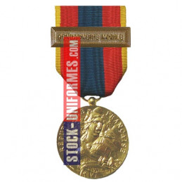 Médaille ordonnance Défense Nationale Or agrafe Gendarmerie Mobile