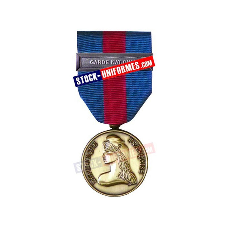 Médaille Bronze Réserviste Volontaire de Défense et Sécurité Intérieure - Garde Nationale