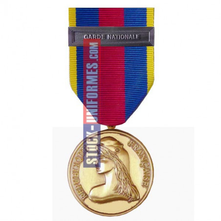 Médaille Or Réserviste Volontaire de Défense et Sécurité Intérieure - Garde Nationale