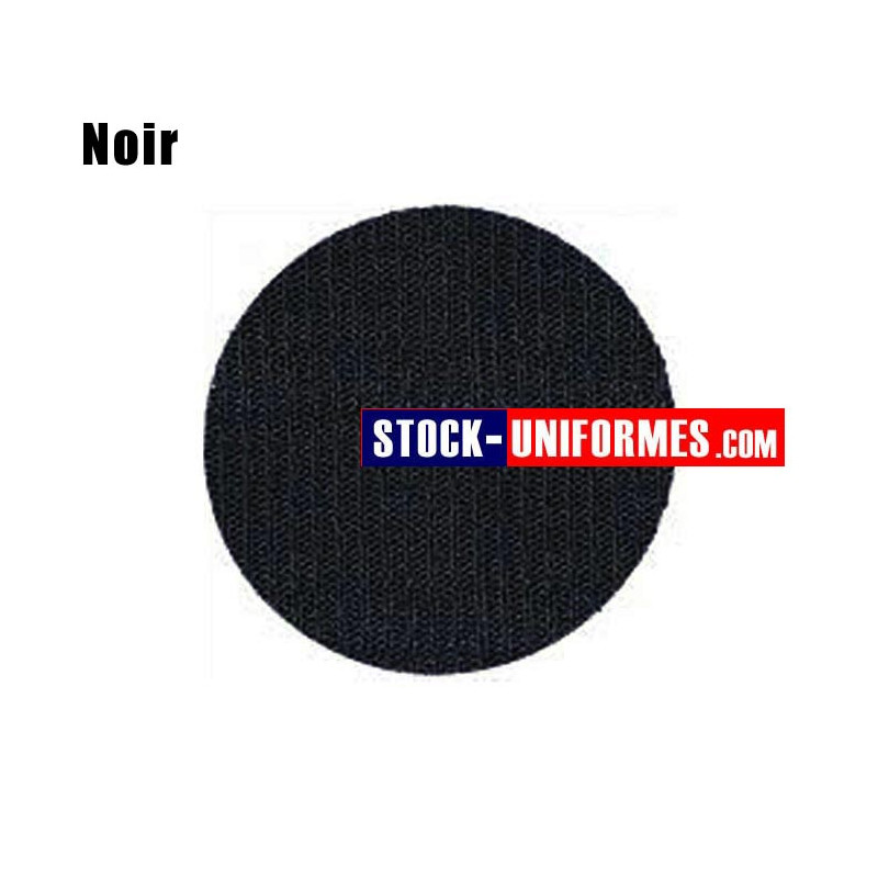 Velcro noir préformé - forme ronde