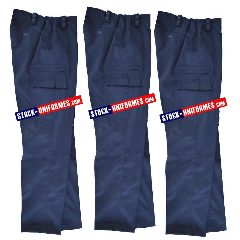3 Pantalons de service courant Gendarmerie - nouveau bas droit 3 Pantalons de service courant Gendarmerie - nouveau bas droit