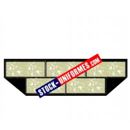 Barrette de décoration confectionnée - 5 rubans