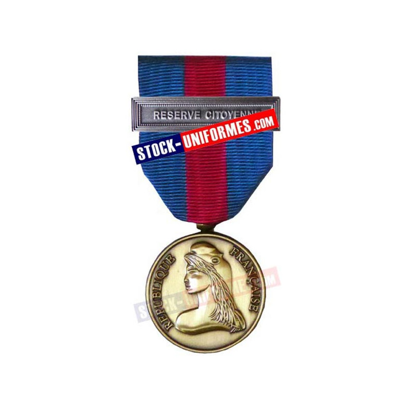 Médaille Bronze Réserviste Volontaire de Défense et Sécurité Intérieure - Réserve Citoyenne