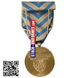 verso de la Médaille Reconnaissance de la Nation - TRN agrafe en option