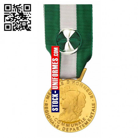 Médaille Régionale Départementale et Communale Or