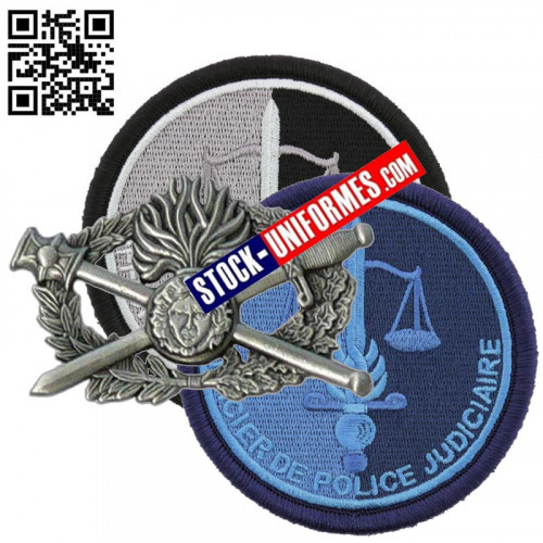 Ecussons OPJ brodés Lot...