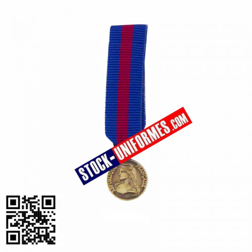 Médaille Bronze Réduction Réserviste Volontaire de Défense et Sécurité Intérieure