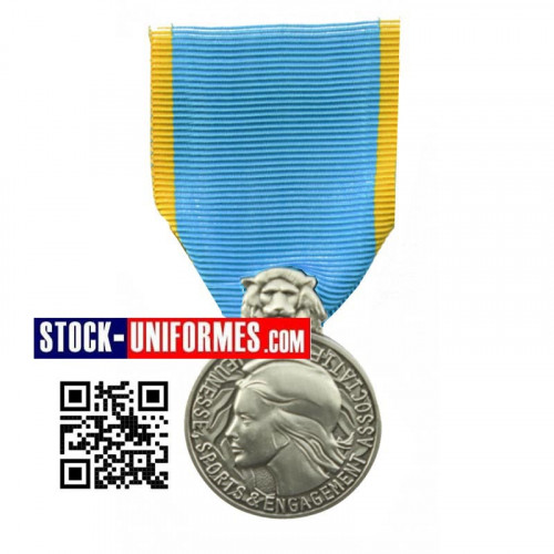 Médaille ordonnance Jeunesse et Sports Argent