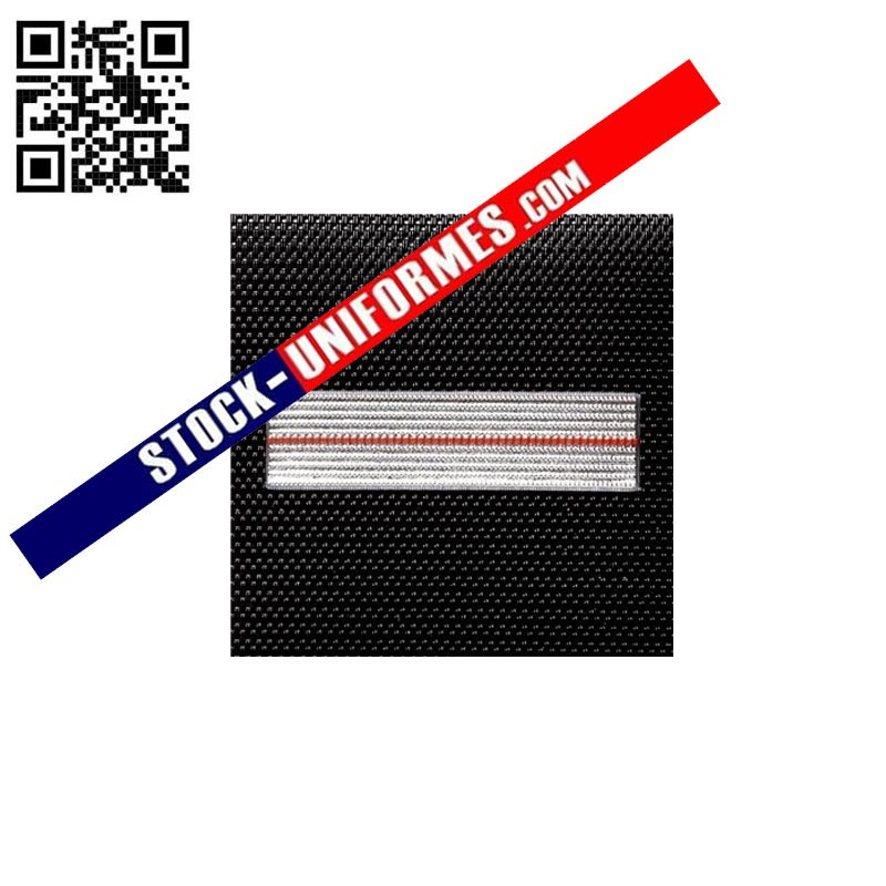 Gendarmerie Adjudant-Chef départementale galon velcro plastique Gendarmerie Adjudant-Chef départementale galon velcro plastique