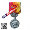 Médaille ordonnance Service Exceptionnel Argent Pompier