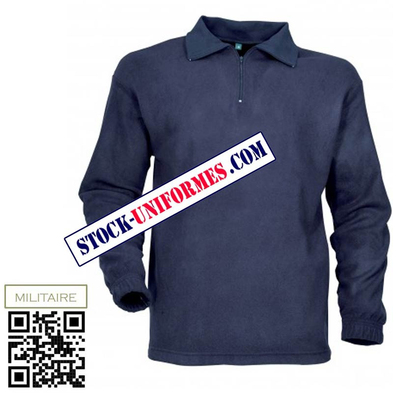 Chemise F1 pompier POLAIRE bleu foncé
