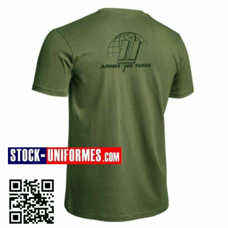 Tee shirt militaire Armée de Terre verso