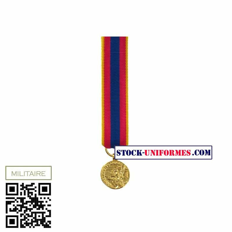 Médaille Réduction Défense Nationale Or AGRAFE EN OPTION