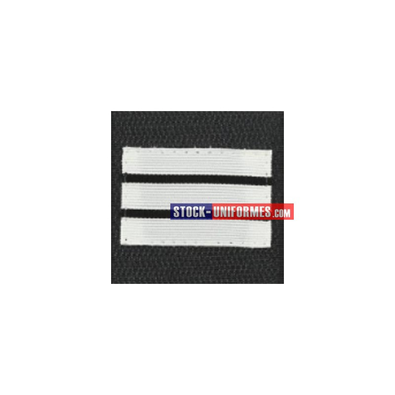 Galon velcro confectionné sapeurs-pompiers Capitaine Galon velcro confectionné sapeurs-pompiers Capitaine