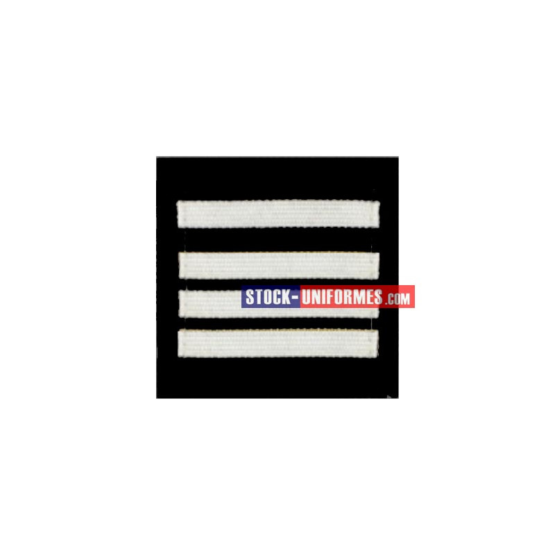 Galon velcro confectionné sapeurs-pompiers Commandant Galon velcro confectionné sapeurs-pompiers Commandant