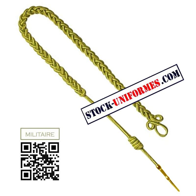 Fourragère Militaire coton Médaille Militaire règlementaire ferret Or Fourragère Militaire coton Médaille Militaire règlementaire ferret Or