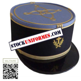 Kepi Militaire Interarmes brodé Aumonier Or - choix broderie CATHOLIQUE ou PROTESTANT ou ISRAELITE ou MUSULMAN