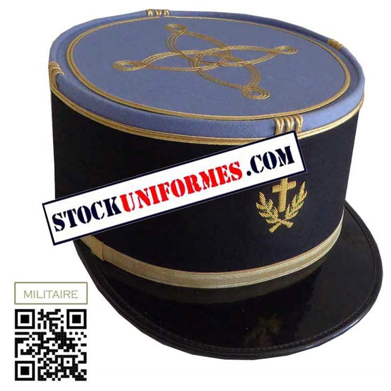 Kepi Militaire Interarmes brodé Aumonier Or - choix broderie CATHOLIQUE ou PROTESTANT ou ISRAELITE ou MUSULMAN