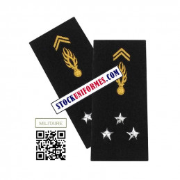 Fourreaux drap Générale de Gendarmerie 3 Etoiles
