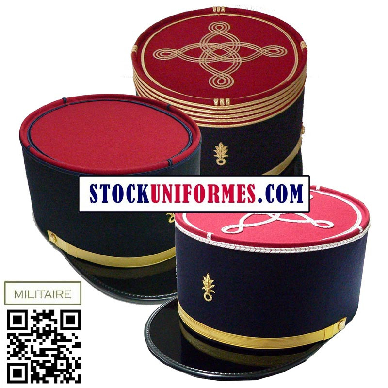 Képis Légion Etrangere Infanterie et Génie choix du grade Képis Légion Etrangere Infanterie et Génie choix du grade