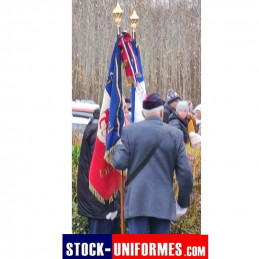 porte drapeau avec calot tranche orange et insigne