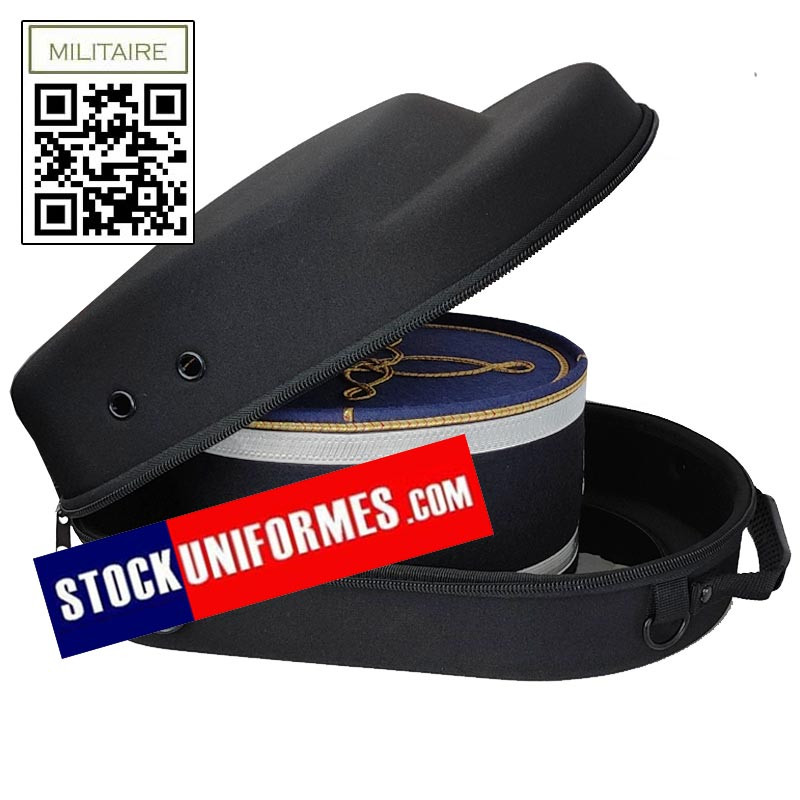 PORTE KEPI NOIR RIGIDE
