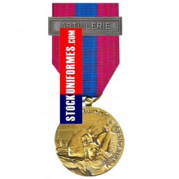 Médaille Ordonnance ARTILLERIE Défense Nationale Bronze