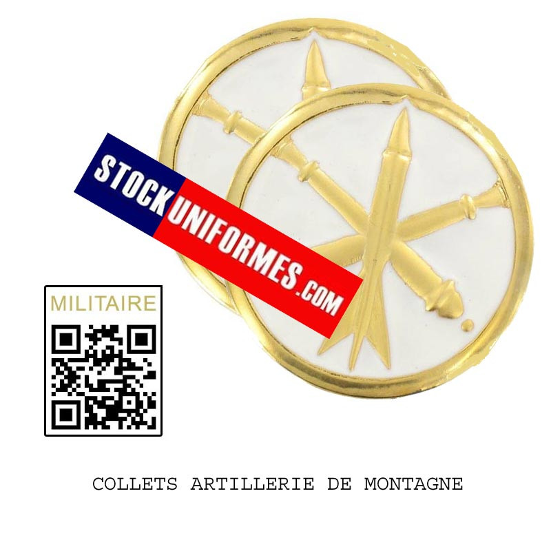 Insignes de Collet ARTILLERIE DE MONTAGNE