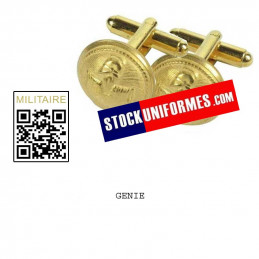 Boutons de manchettes militaire du GENIE