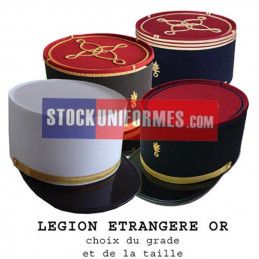 Képis Légion Etrangere Infanterie et Génie choix du grade
