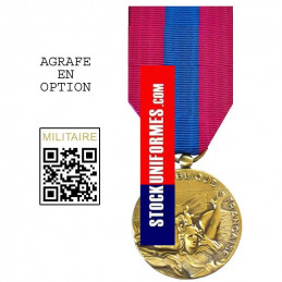 Médaille ordonnance Défense Nationale bronze AGRAFE EN OPTION