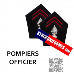 Grenades de col Officier pour vareuse Sapeurs-pompiers