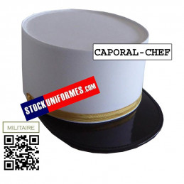 Képi militaire Légion Etrangère Infanterie SOLDAT +15ANS - Képi blanc