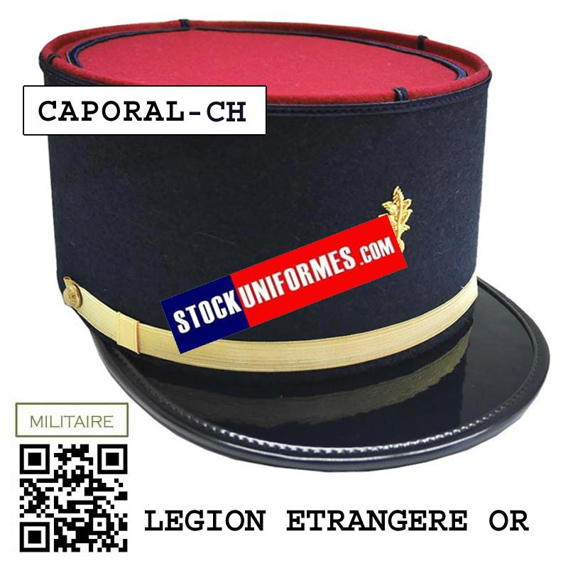 Képi militaire Légion Etrangère Infanterie CAPORAL-CHEF