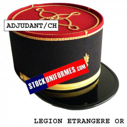 Képi militaire Légion Etrangère Infanterie ADJUDANT-CHEF