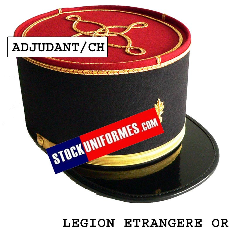 Képi militaire Légion Etrangère Infanterie ADJUDANT-CHEF